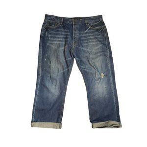 Ed Hardy Denim Straight Leg Relaxed Jeans Men's Sz 44/34